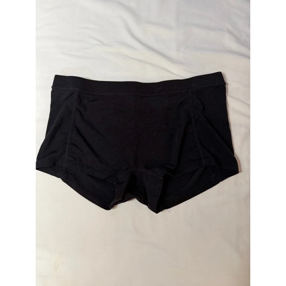 Ridge Merino Wool Boxer Briefs Base Layer Performance Shorts Black Large